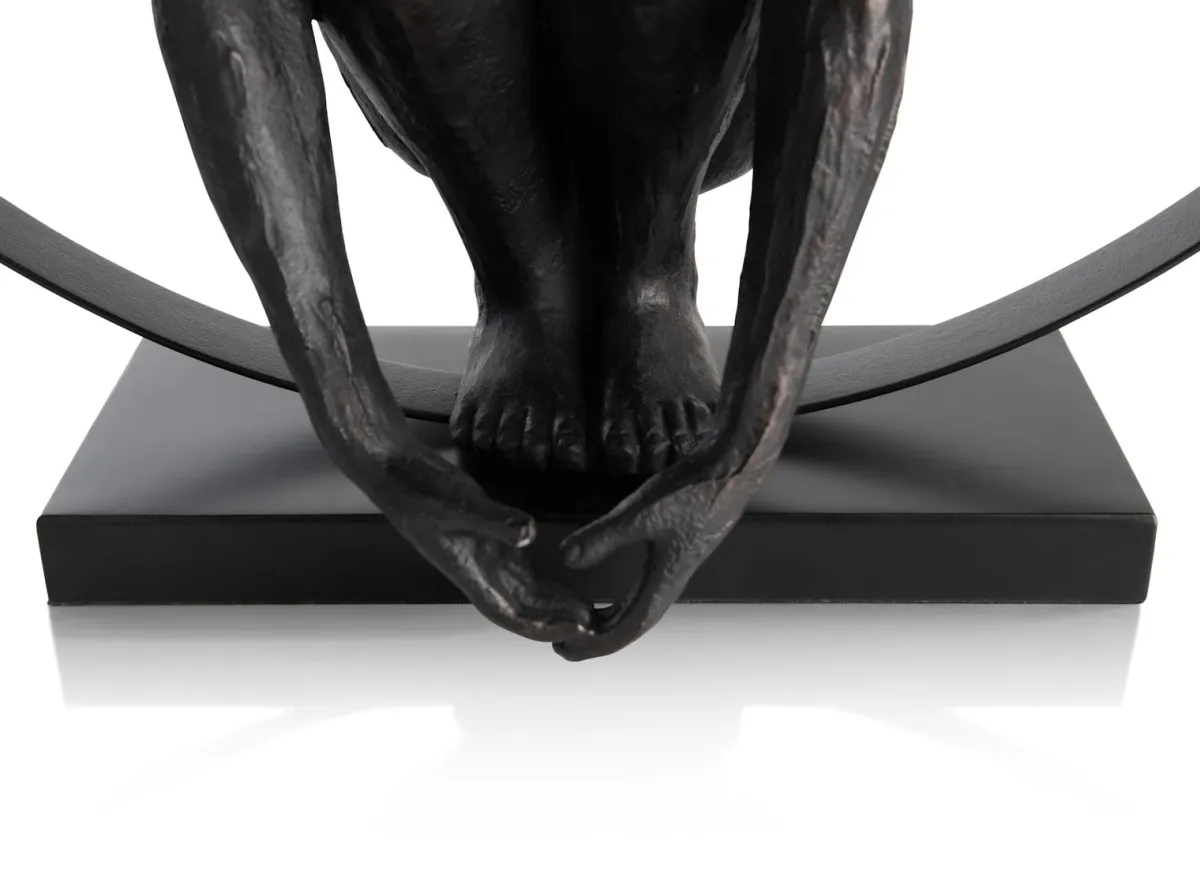 New XOOON Circle Lady beeld H54cm in de kleur Zwart - COCOmaison