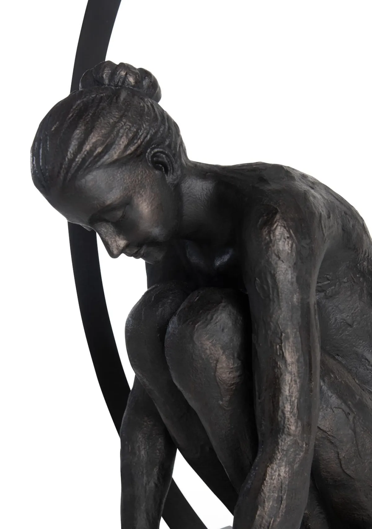 New XOOON Circle Lady beeld H54cm in de kleur Zwart - COCOmaison