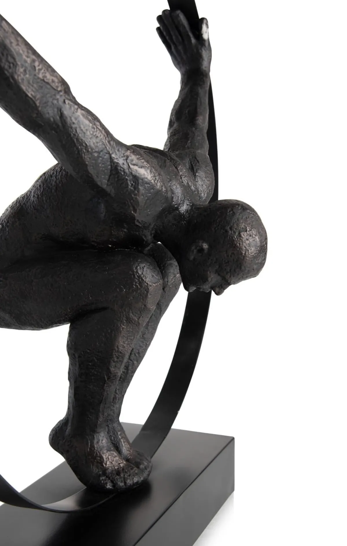 Sale XOOON Circle Man beeld H58cm in de kleur Zwart - COCOmaison