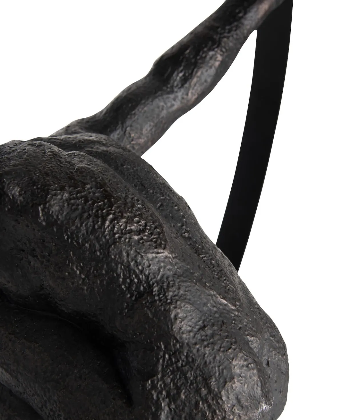 Sale XOOON Circle Man beeld H58cm in de kleur Zwart - COCOmaison