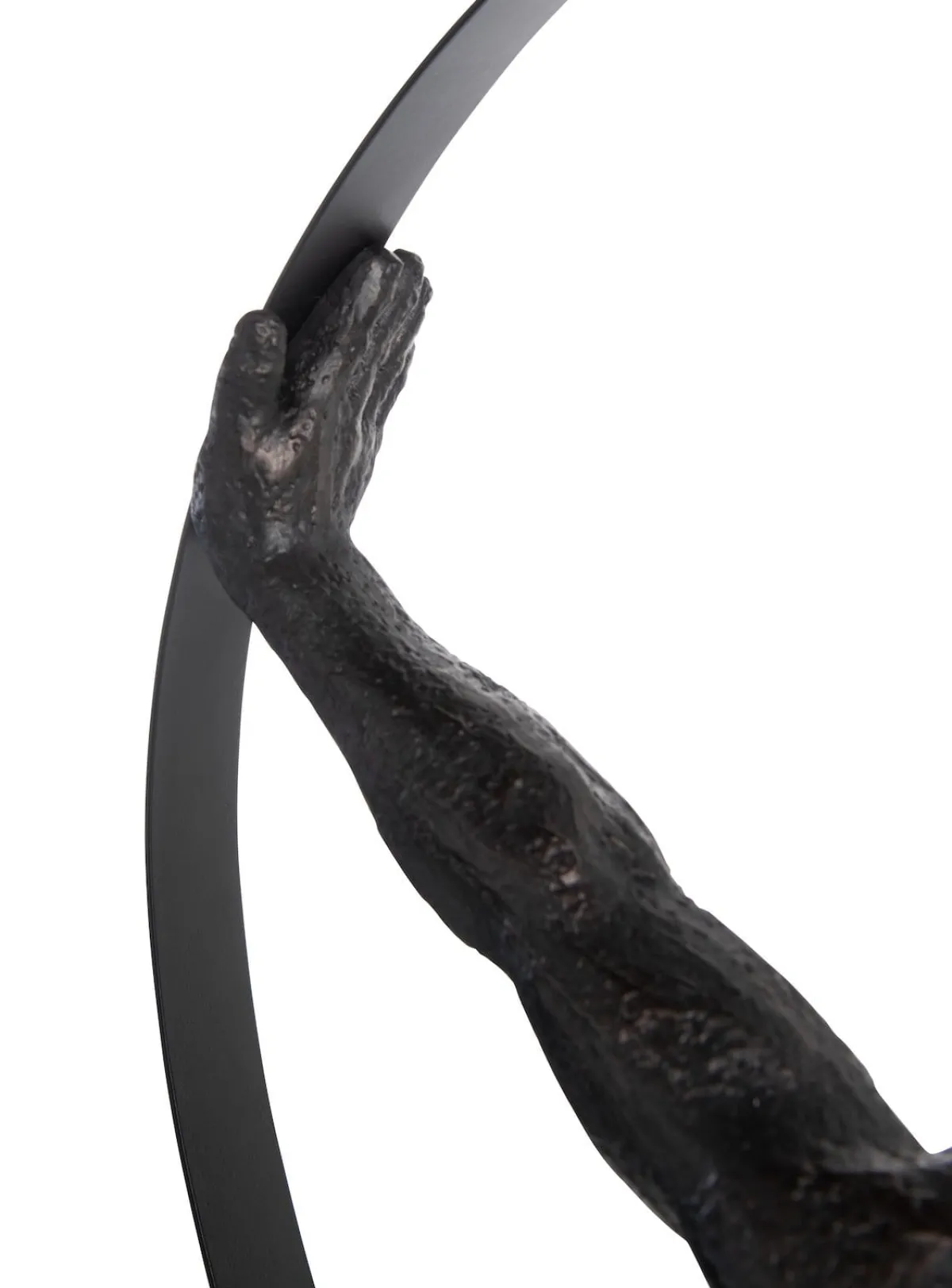 Sale XOOON Circle Man beeld H58cm in de kleur Zwart - COCOmaison