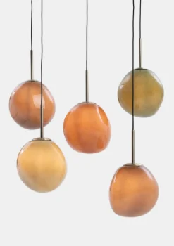 Online XOOON COCOmaison, Abby hanglamp 5*E27 - Multikleur