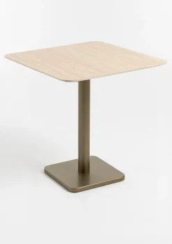 Outlet XOOON COCOmaison, Brest bistrotafel Travertine 75x75cm - Goud