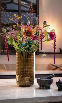 New XOOON COCOmaison, Caramel vaas H41cm - Bruin