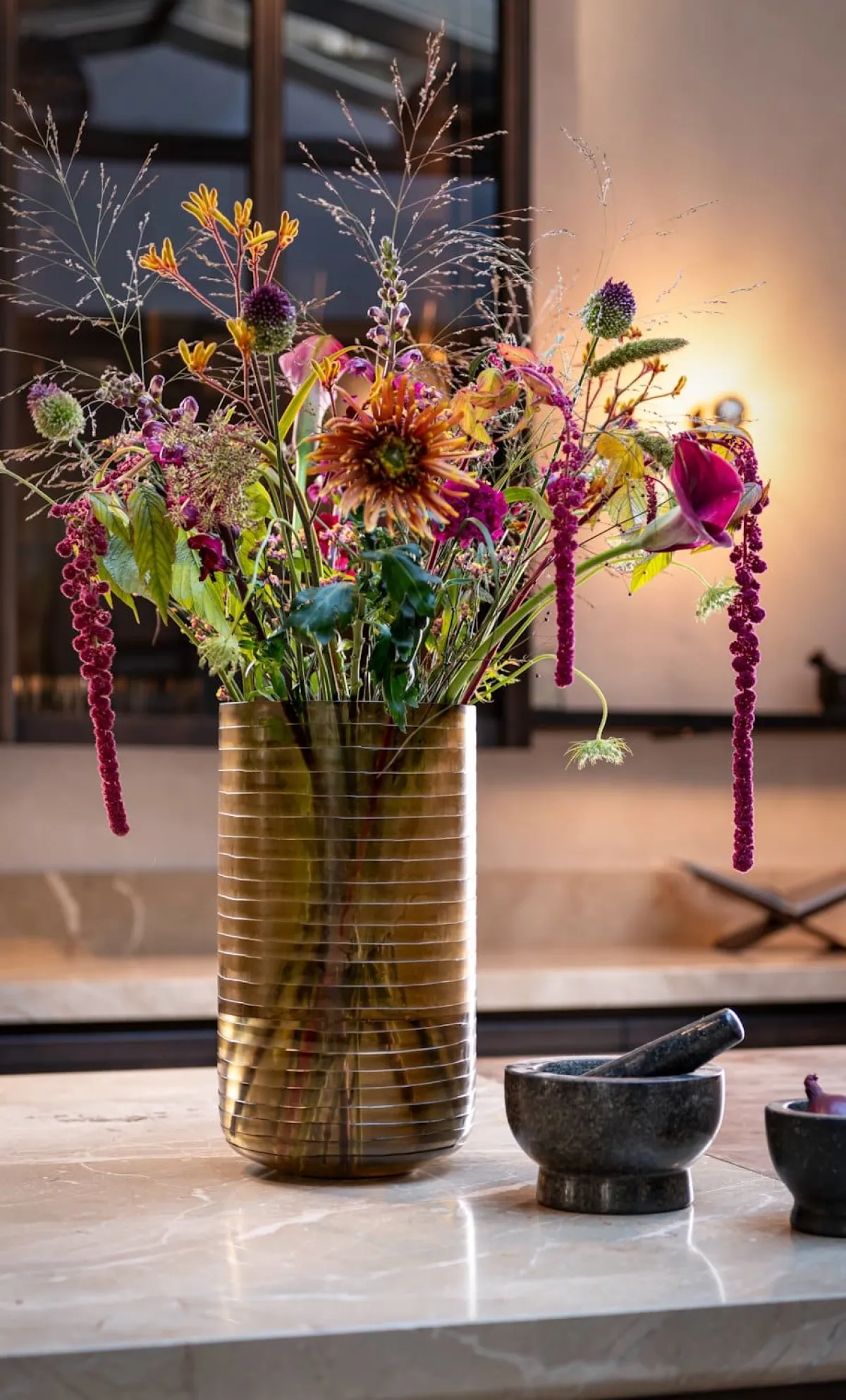 New XOOON COCOmaison, Caramel vaas H41cm - Bruin