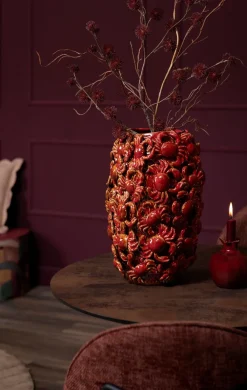 Hot XOOON COCOmaison, Crabby vaas H39cm - Rood