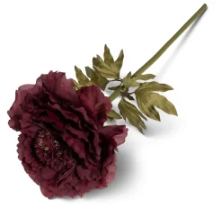 Best XOOON COCOmaison, Dahlia giant spray kunstbloem 115cm - Bordeaux