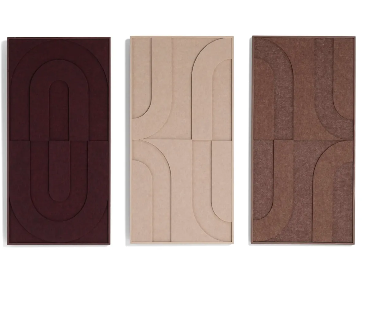 XOOON COCOmaison, Jace schilderij 48x96cm - Creme