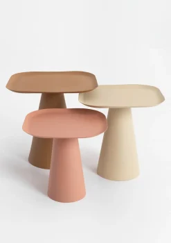 XOOON COCOmaison, Leah bijzettafel H46cm - Cremekleurig