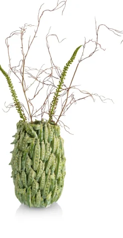 Sale XOOON COCOmaison, Peas in a pot vaas H45cm - Groen