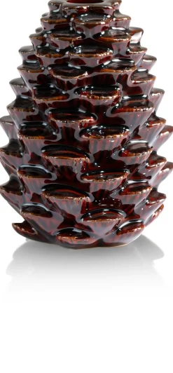 Discount XOOON COCOmaison, Pine kandelaar H15cm - Bruin