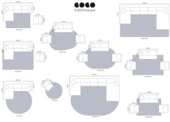 Online XOOON COCOmaison, Timeless Arch karpet 300x400cm - Cremekleurig