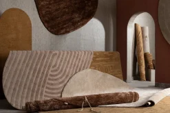 Discount XOOON COCOmaison, Timeless Winding karpet 160x230cm - Oker