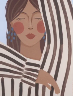 Discount XOOON COCOmaison, Zenya wand doek - 70x100cm