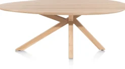 New XOOON Cosenza eetkamertafel 210 x 120 cm in de kleur Naturel -