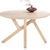 Sale XOOON COSENZA eetkamertafel rond 130 cm - naturel eiken