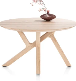 Sale XOOON COSENZA eetkamertafel rond 130 cm - naturel eiken