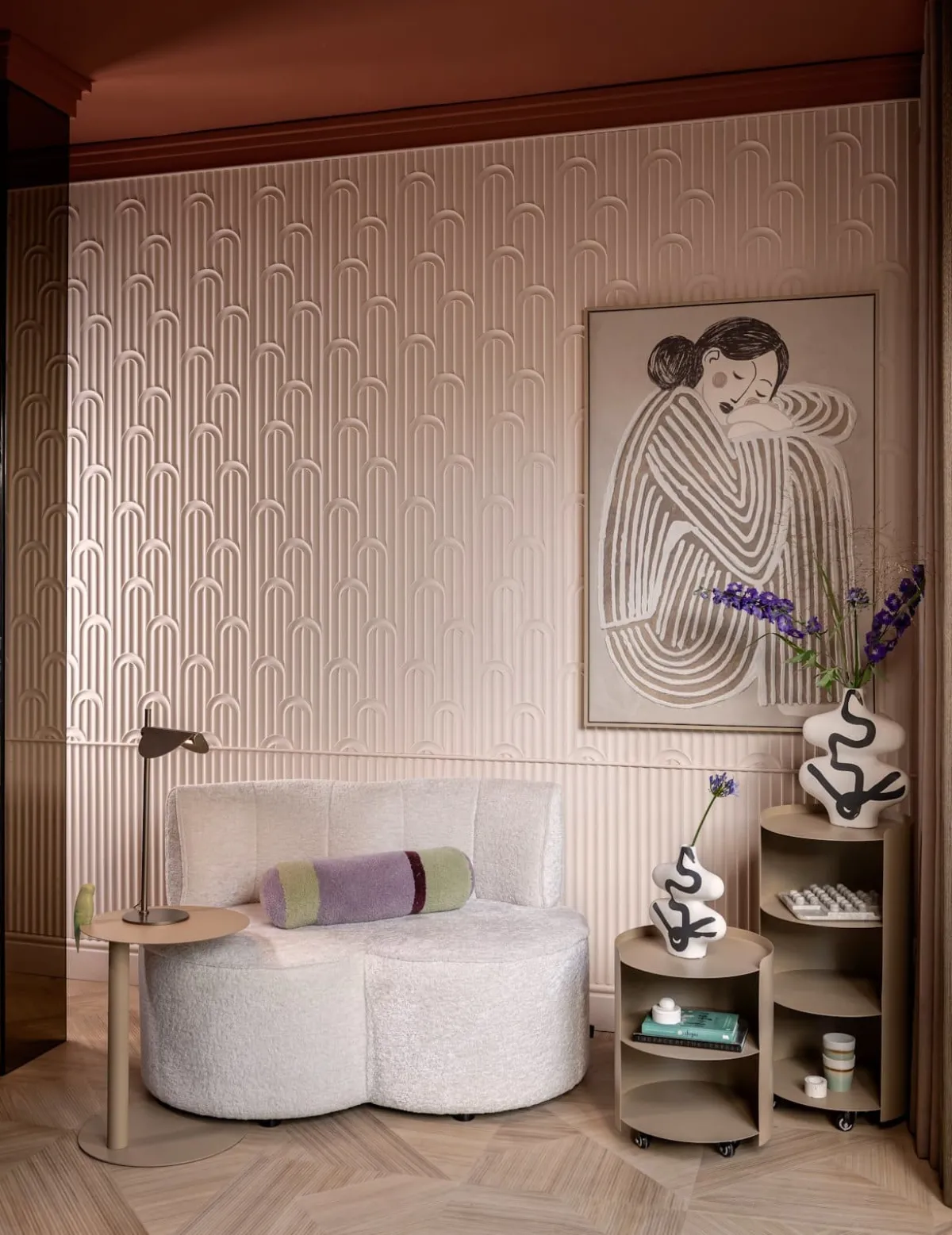 Sale XOOON Curvy vaas H26cm in kleur Multi Color shop je bij COCOmaison