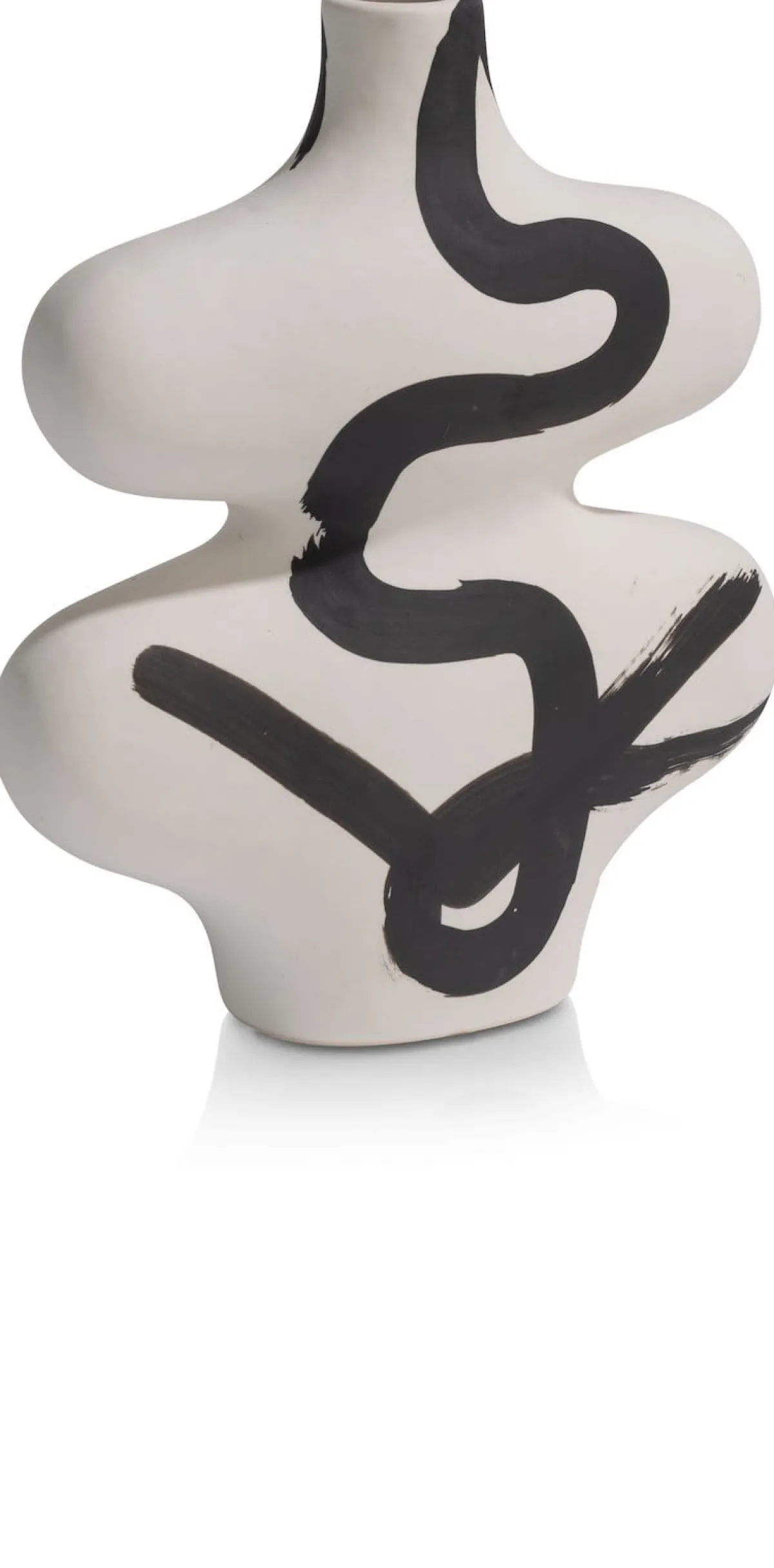 Sale XOOON Curvy vaas H26cm in kleur Multi Color shop je bij COCOmaison