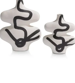Sale XOOON Curvy vaas H26cm in kleur Multi Color shop je bij COCOmaison