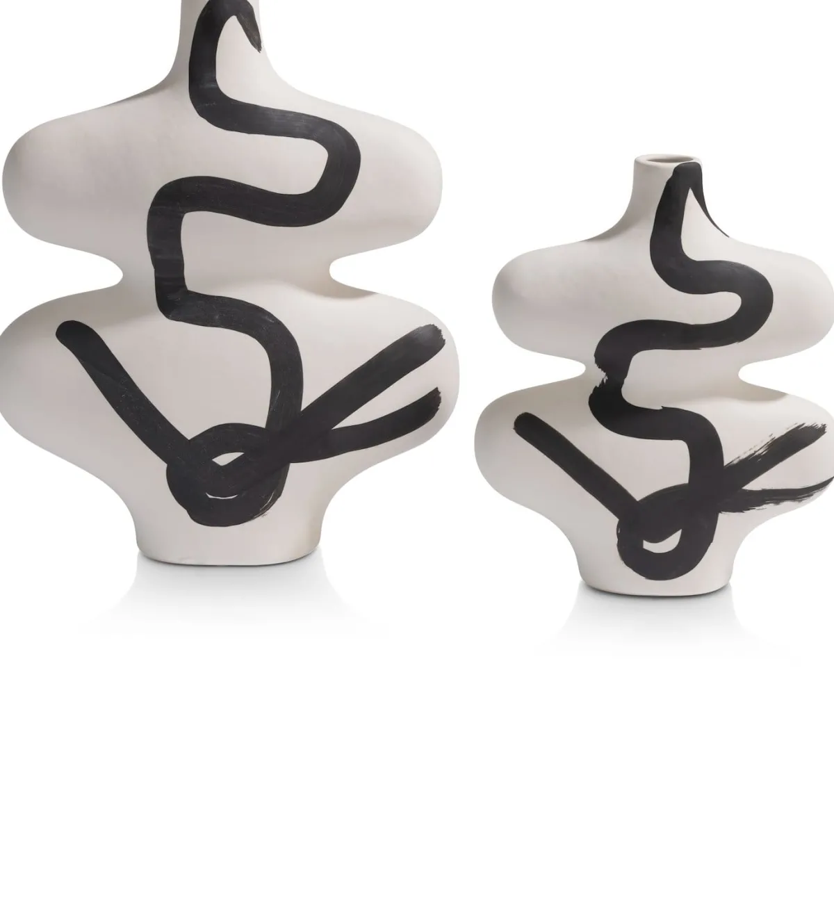 Sale XOOON Curvy vaas H26cm in kleur Multi Color shop je bij COCOmaison