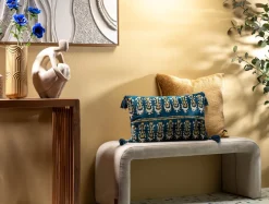 Clearance XOOON Daisy kussen 40x60cm in kleur Blauw shop je bij COCOmaison