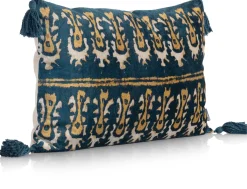 Clearance XOOON Daisy kussen 40x60cm in kleur Blauw shop je bij COCOmaison