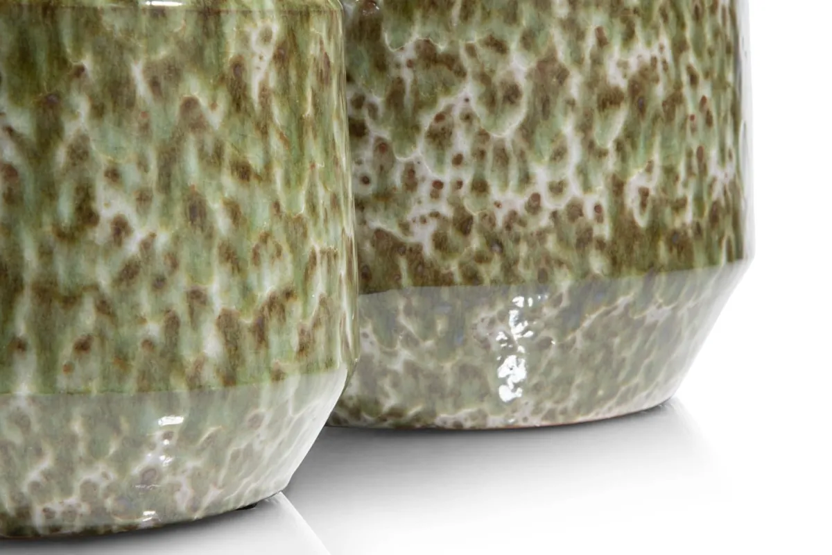 Outlet XOOON Dalila pot H36cm in de kleur Groen - COCOmaison