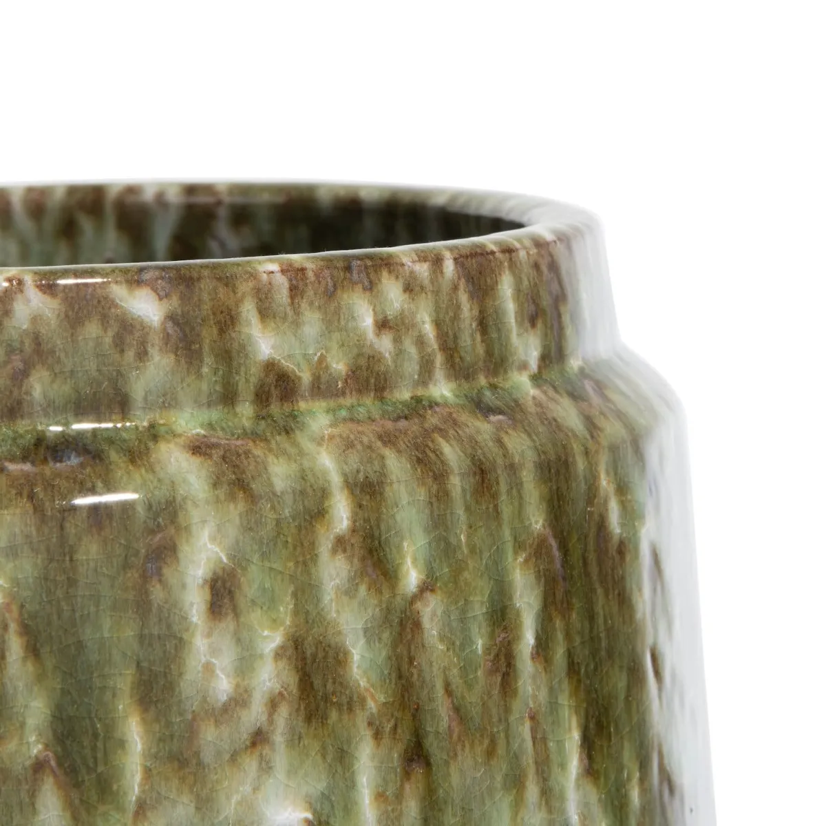 Outlet XOOON Dalila pot H36cm in de kleur Groen - COCOmaison