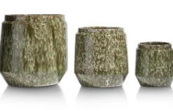 XOOON Dalila pot H28cm in de kleur Groen - COCOmaison