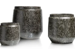 Clearance XOOON Dalila pot H28cm in de kleur Zwart - COCOmaison