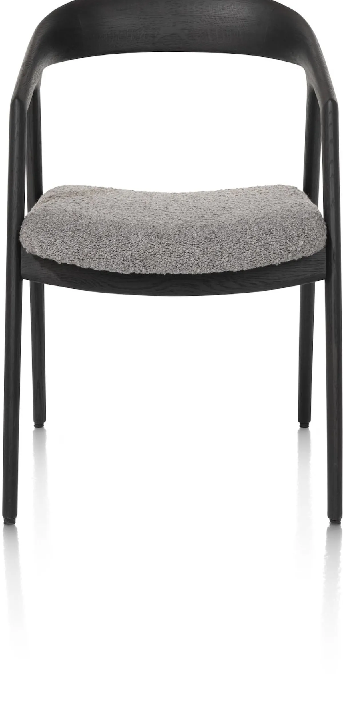 Hot XOOON DANTE armstoel - eik antraciet in stof Brioni