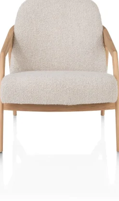 Online XOOON Dante fauteuil gestoffeerd in de kleur Crème -