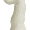 Outlet XOOON Debra abstracte kandelaar creme wit H30cm - COCOmaison