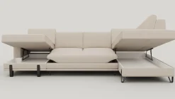 XOOON Denver, U-bank rechts - Livigno - Creme