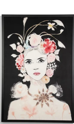 XOOON Dior Flower schilderij in de kleur Multi Color - COCOmaison