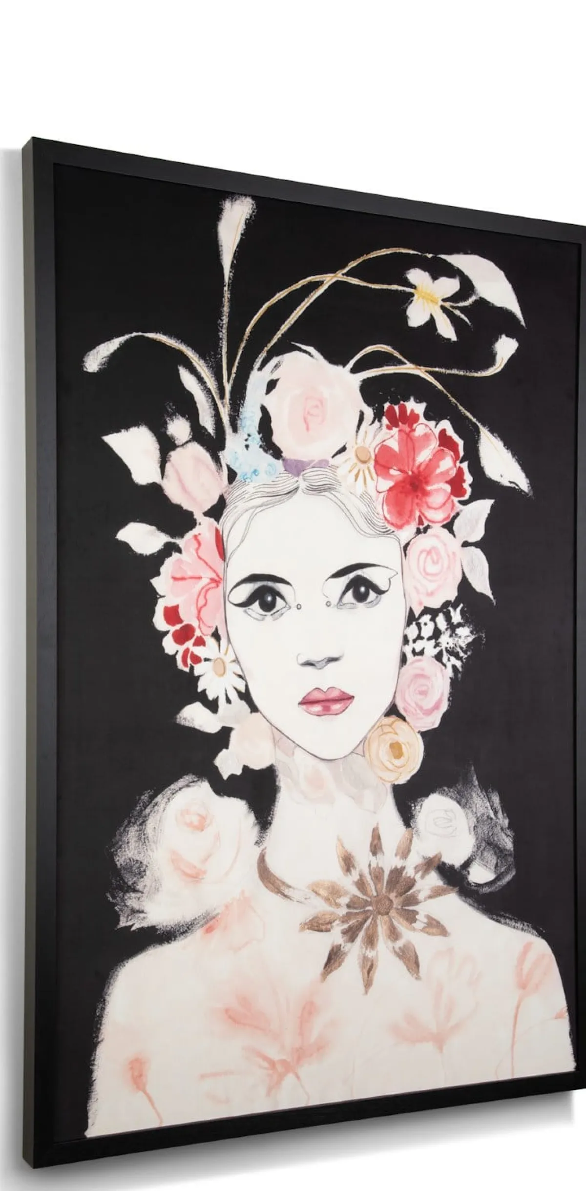 XOOON Dior Flower schilderij in de kleur Multi Color - COCOmaison