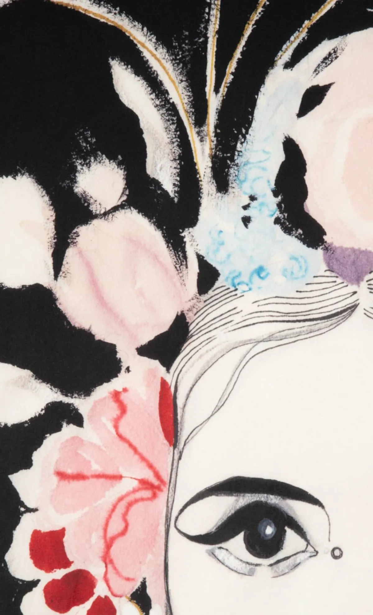 XOOON Dior Flower schilderij in de kleur Multi Color - COCOmaison