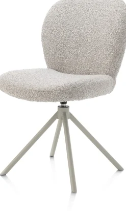 New XOOON Eetkamerstoel Jaxon (draaibaar) in de kleur Kiezel -