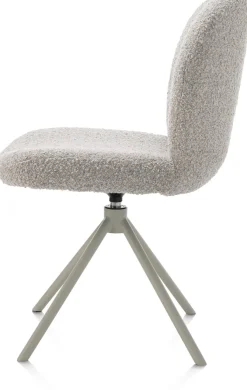New XOOON Eetkamerstoel Jaxon (draaibaar) in de kleur Kiezel -