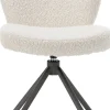 Clearance XOOON Eetkamerstoel Jaxon (draaibaar) in de kleur Ivoor -