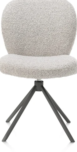 Online XOOON Eetkamerstoel Jaxon (draaibaar) in de kleur Kiezel -