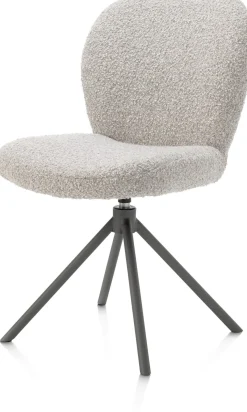 Online XOOON Eetkamerstoel Jaxon (draaibaar) in de kleur Kiezel -