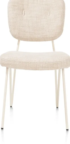 Online XOOON Eetkamerstoel June met frame in de kleur Crème -