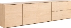 Best XOOON Elements 3-deurs eikenfineer dressoir met lades 240cm