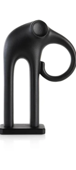 Online XOOON Elly beeld H30cm in de kleur Zwart - COCOmaison
