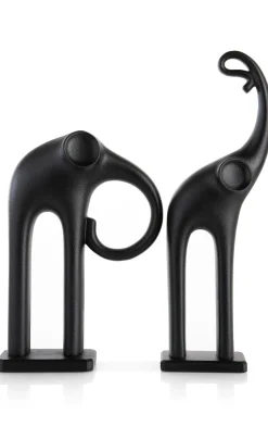 Online XOOON Elly beeld H30cm in de kleur Zwart - COCOmaison