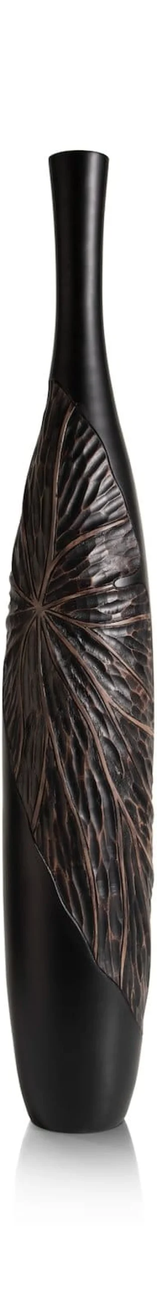 Sale XOOON Faye vaas H107cm in de kleur Zwart - COCOmaison