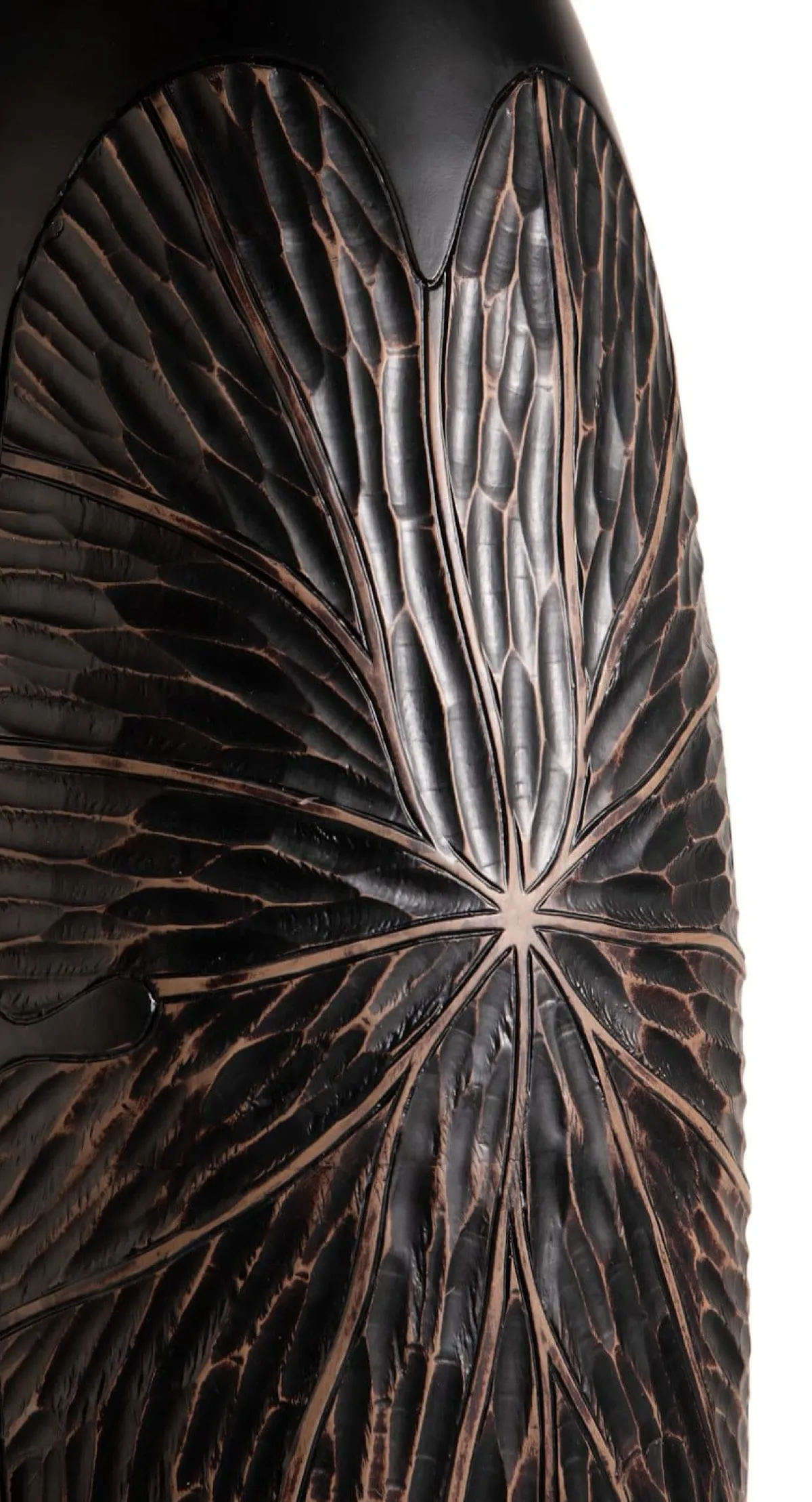 Sale XOOON Faye vaas H107cm in de kleur Zwart - COCOmaison