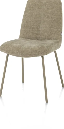 Online XOOON Filipo eetkamerstoel stof Cadiz in de kleur Olijf -
